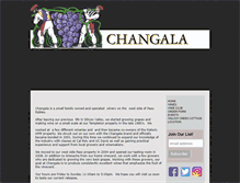 Tablet Screenshot of changalawinery.com
